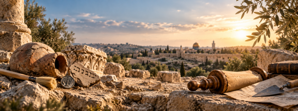 Vestiges archéologiques illustrant les découvertes liées aux récits bibliques